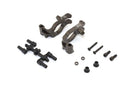 Kyosho Part Aluminum Front Hub Carrier Set(L,R/22ﾟ/Gunmetallic/MP10) (IFW629)
