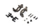 Kyosho Part Aluminum Front Hub Carrier Set(L,R/22ﾟ/Gunmetallic/MP10) (IFW629)