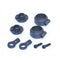 Losi Shock Springs Clamps & Cups (LOSA5023)