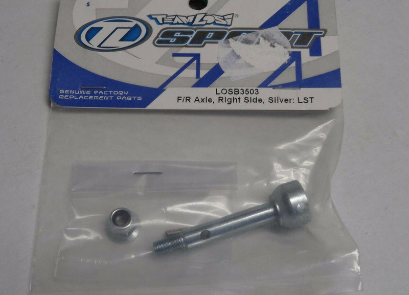 Losi F/R,Axle, Right Side,Silver LST AFT(LOSB3503)