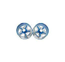 3Racing Aluminum Front Rim 5 Spoke 2 Tones + 2 Offset Light Blue Color for Mini-Z Chassis (MR02-FP20/LB)