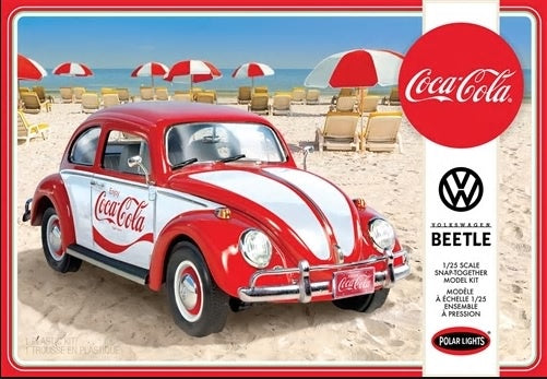 Polar Lights 1/254 Volkswagen Beetle Coca Cola (SNAP KIT) (POL 0960)