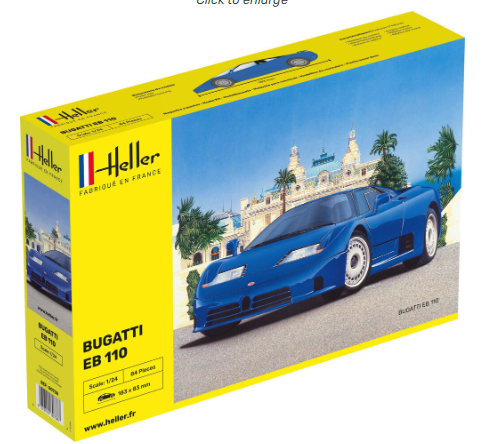 Heller 1/24 BUGATTI EB 110 (80738)