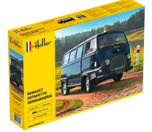 Heller 1/24 RENAULT ESTAFETTE GENDARMERIE (80742)