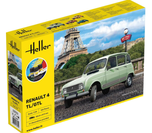 Heller 1/24 STARTER KIT RENAULT 4L/GTL (56759)