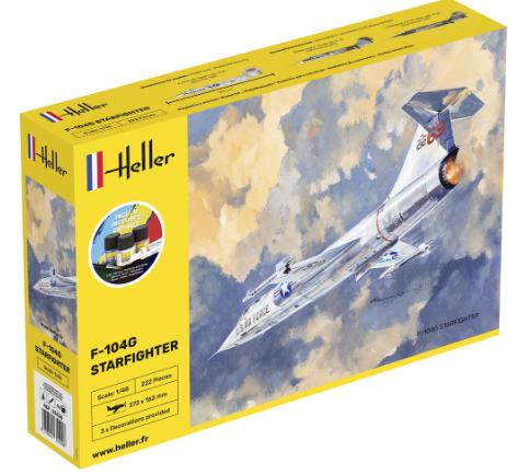 Heller 1/48 STARTER KIT F-104G STARFIGHTER (35520)