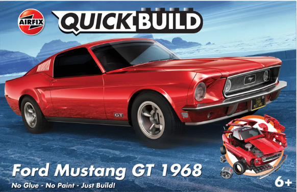 Airfix Quick Build Ford Mustang GT 1968 (J6035)