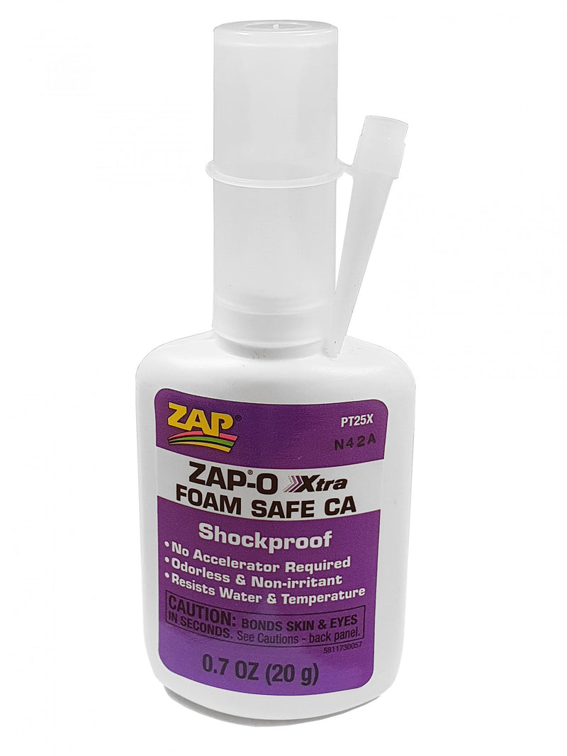 ZAP Foam Safe CA (20g) Shockproof (No kicker required) (ZAP PT25X)