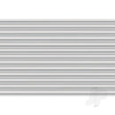 JTT Corrugated Siding(White), G-scale (1:24) 2/pk (97405)