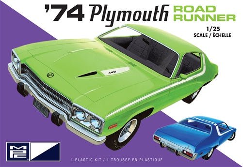 MPC 1974 PLYMOUTH ROAD RUNNER 1:25 SCALE MODEL KIT (Mpc920)