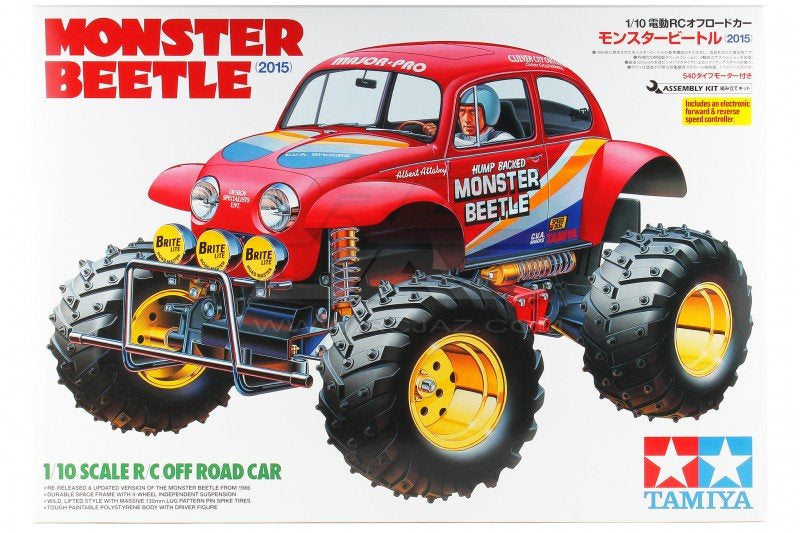 TAMIYA MONSTER BEETLE 1/10 RCカー Tamiya America, Inc 1/10 Monster Beetle 2WD Kit, Black