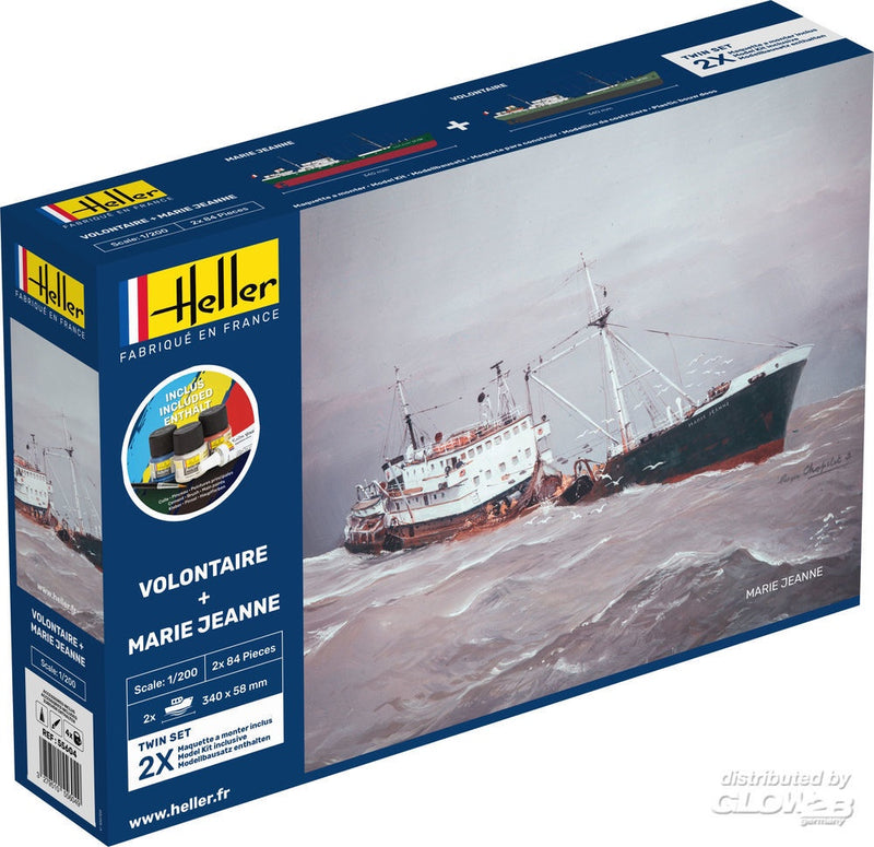 Heller 1/200 STARTER KIT VOLONTAIRE + MARIE JEANNE TWINSET (55604)