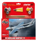 AIRFIX Medium Starter Set - 1/72 de Havilland Vampire T.11 (A55204)