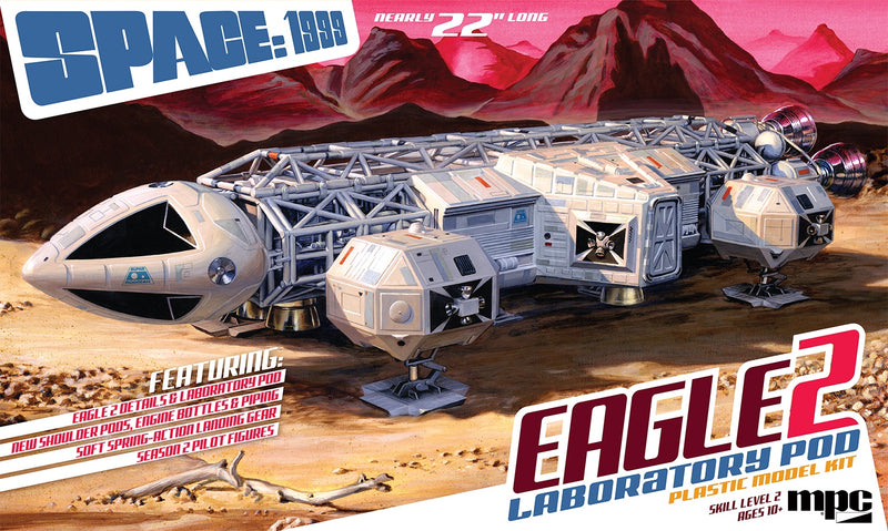MPC 1/48 SPACE:1999 EAGLE II W/LAB POD SCALE MODEL KIT (MPC923/06)