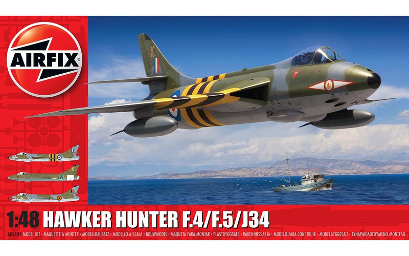 AIRFIX 1/48 Hawker Hunter F.4/F.5/J.34 (A09189)