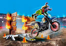 Playmobil Stunt Show Motocross with Fiery Wall (70553)