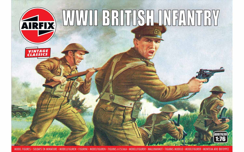 AIRFIX 1/76 WWII British Infantry N. Europe (a00763v)