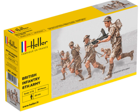 Heller 1/72 BRITISCHE INFANTERIE 8. ARMEE (49609)