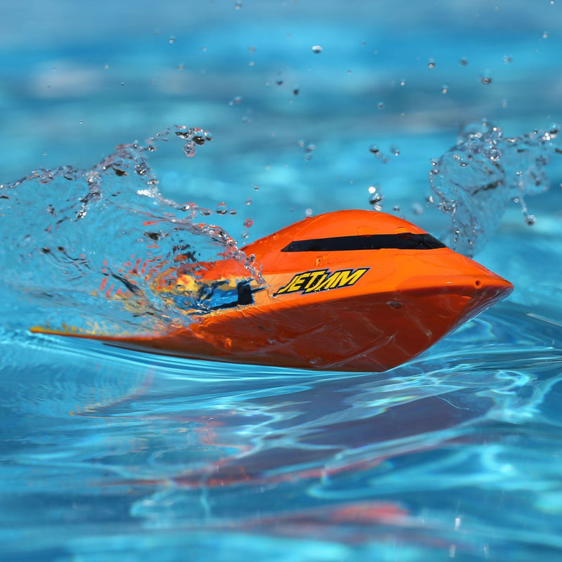 PROBOAT Jet Jam 12" Pool Racer Brushed RTR, Orange (PRB08031T1)