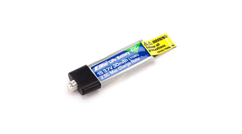 E-flite 30mAh 1S 3.7V 25C LiPo Battery (EFLB0301S25)