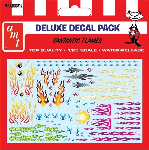 AMT Decal Sheet Fantastic Flames 1:24/25 (MKA033)