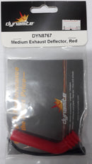 Dynamite Medium Exhaust Deflector, Red (DYN8767)