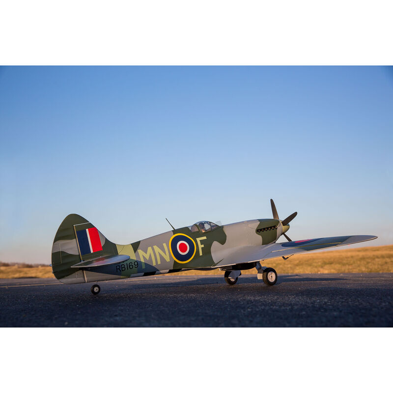 E flite Spitfire Mk XIV 1.2m BNF Basic with AS3X and SAFE Select EFL8 Extreme Hobbies