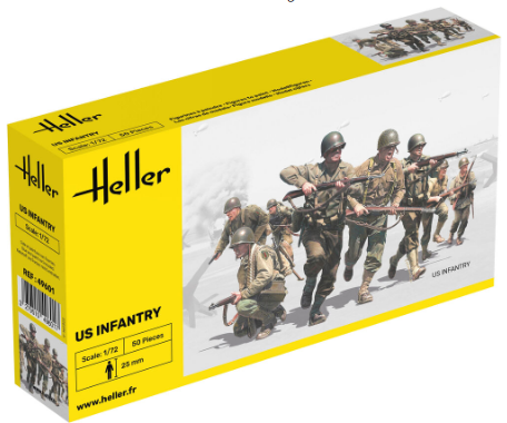 Heller 1/72 U.S INFANTRY (49601)