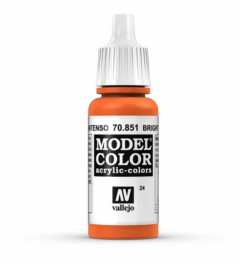 Vallejo Model Color 17ml - Bright Orange - 70.851 (024)