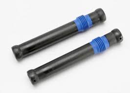 Traxxas Half shaft set, long (plastic parts only) (internal splined half shaft/ external splined half shaft/ rubber boot) (assembled with glued boot) (2 assemblies) (5656)